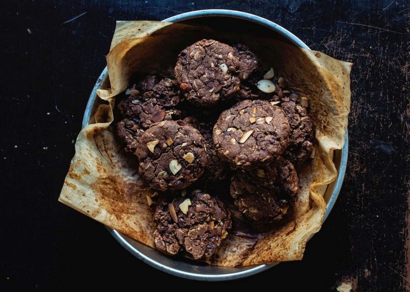 Kashi Chocolate Almond Butter Cookies