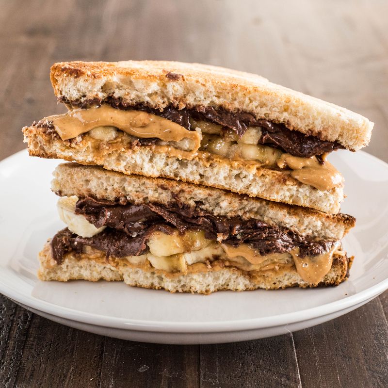 Chocolate Banana Nut Butter Toast