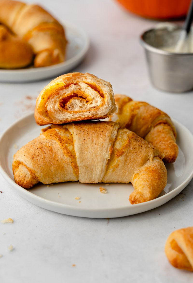 Pumpkin Cream Cheese Crescents