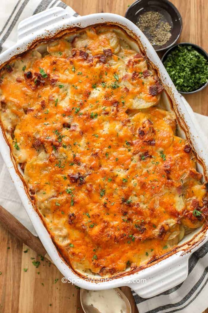 Ham and Scalloped Potato Casserole