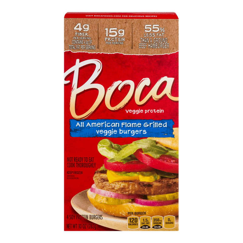 Boca All-American Flame Grilled Burger