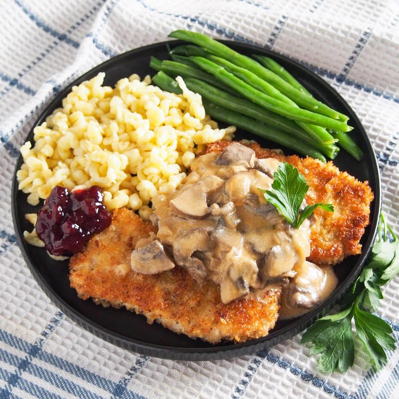 Schnitzel (Wiener or Jägerschnitzel)