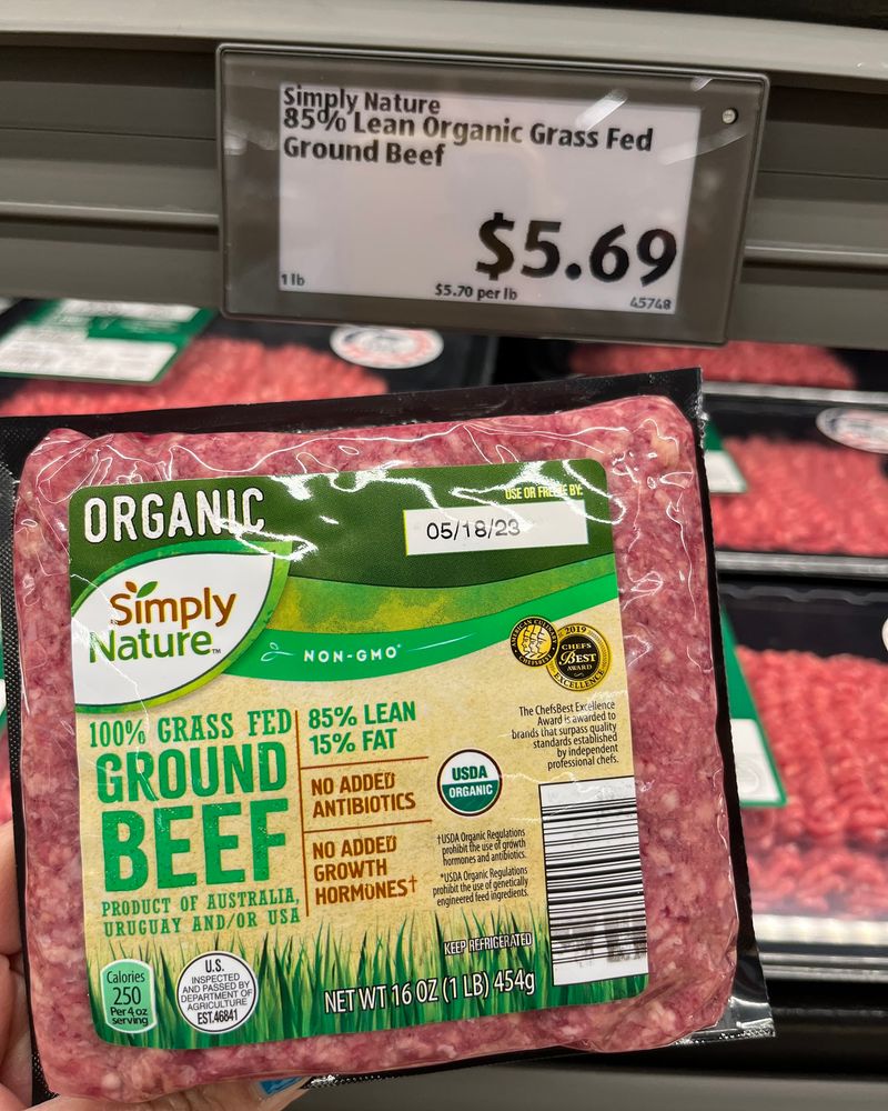 Aldi’s 100% Grass-Fed Beef Burgers