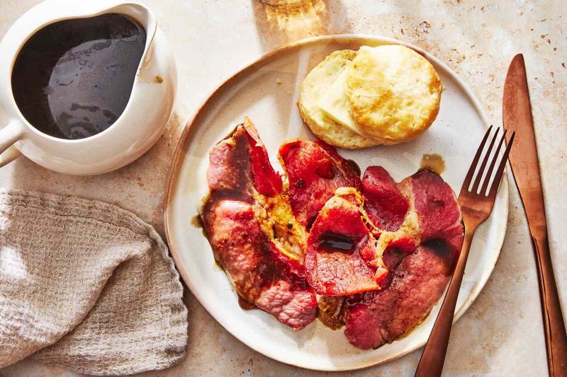 Ham Steak and Red Eye Gravy