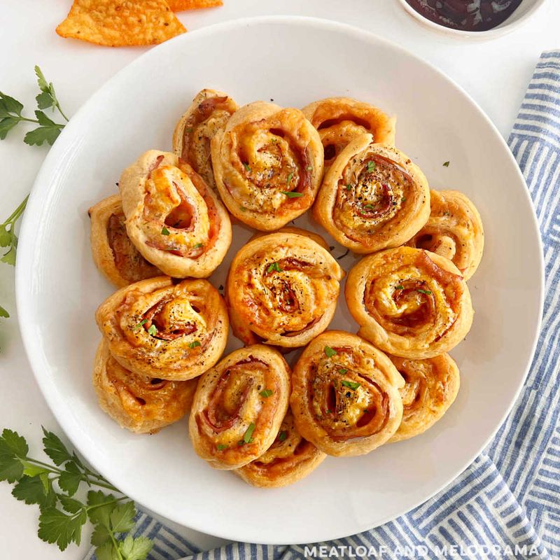 Ham and Cheese Crescent Roll-Ups