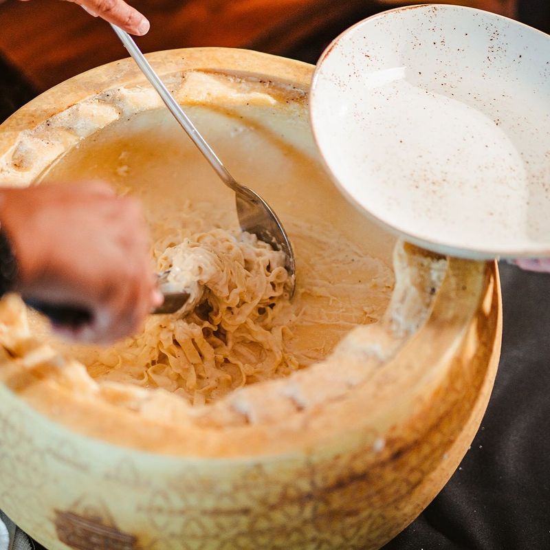 Cacio e Pepe at Osteria Marzano (Alexandria)
