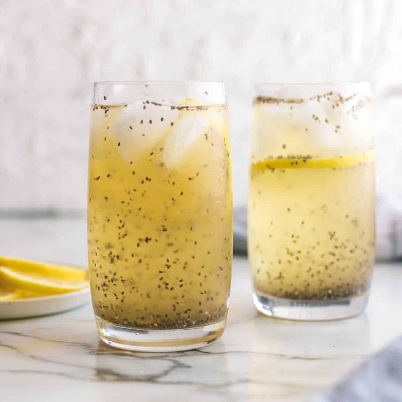 Basil Seed Lemonade