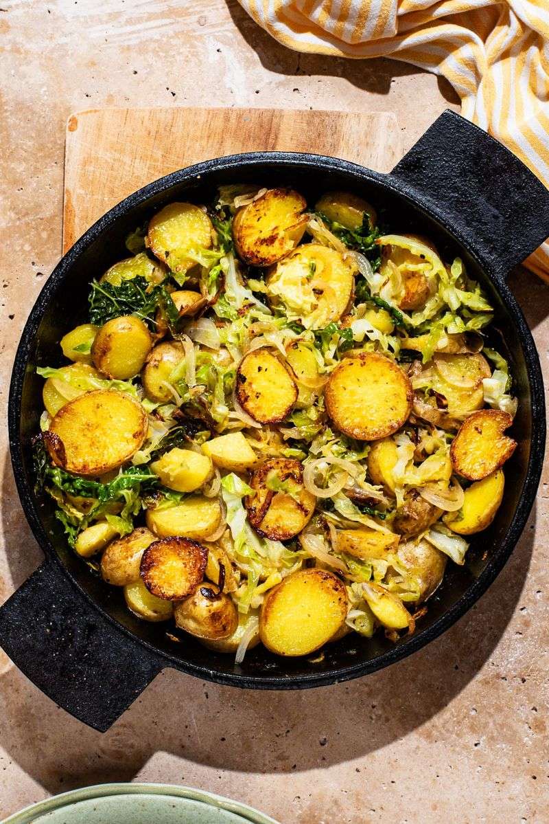 Cabbage and Potato Hash
