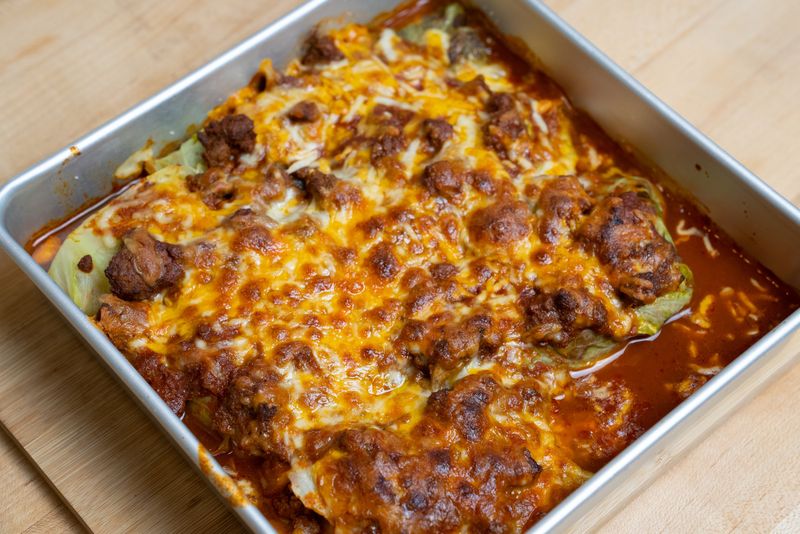 Cabbage Enchiladas