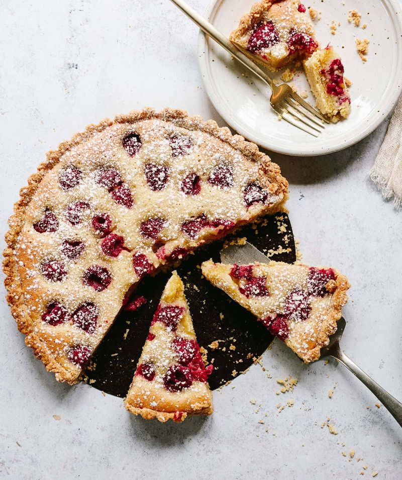 Raspberry Almond Tart