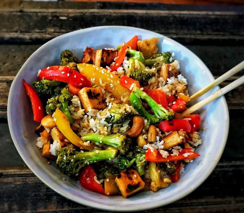 Miso Vegetable Stir-Fry