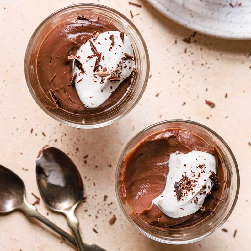 Chocolate Pudding with a Skin