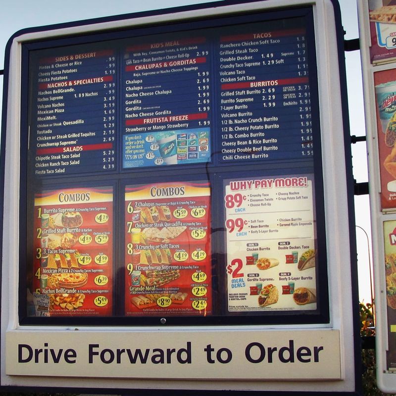 Border Bell Menu