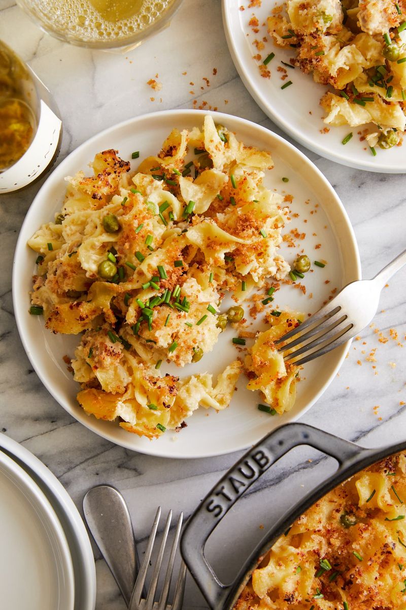 Tuna Noodle Casserole (With Canned Soup)