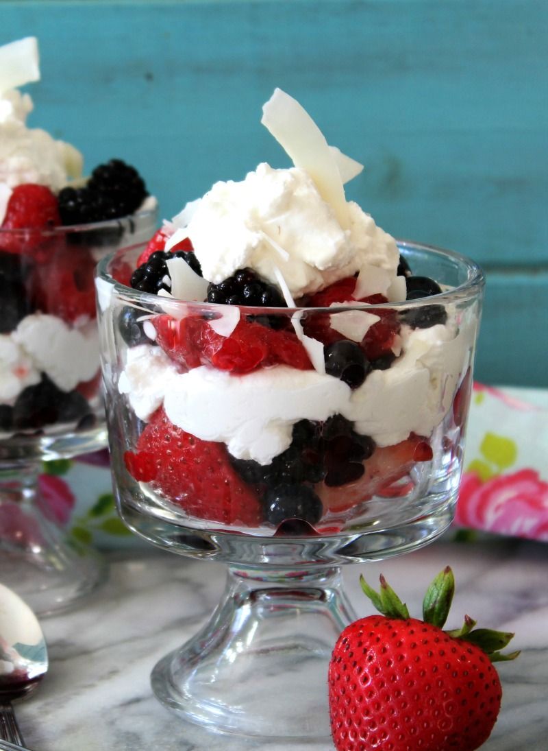 Berry Coconut Parfait