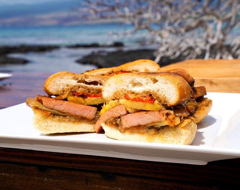 Spam and Pineapple Sandwich