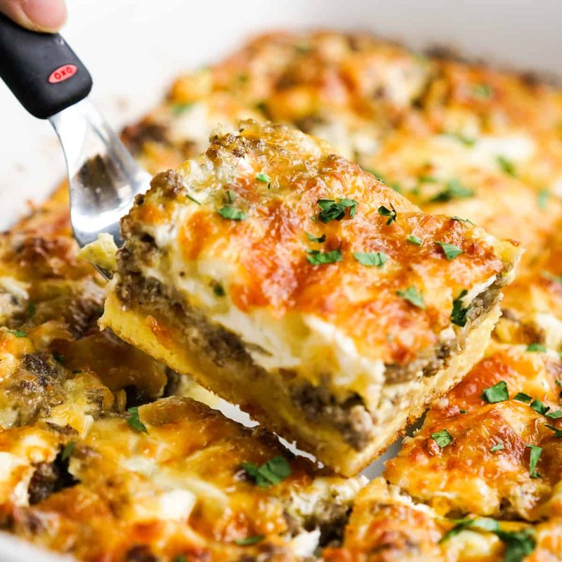 Crescent Roll Breakfast Bake