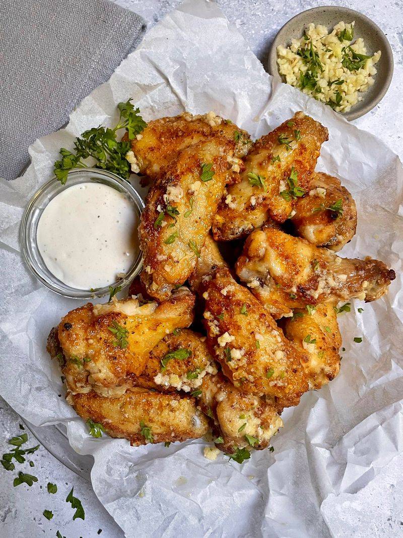 Garlic Parmesan Chicken Wings