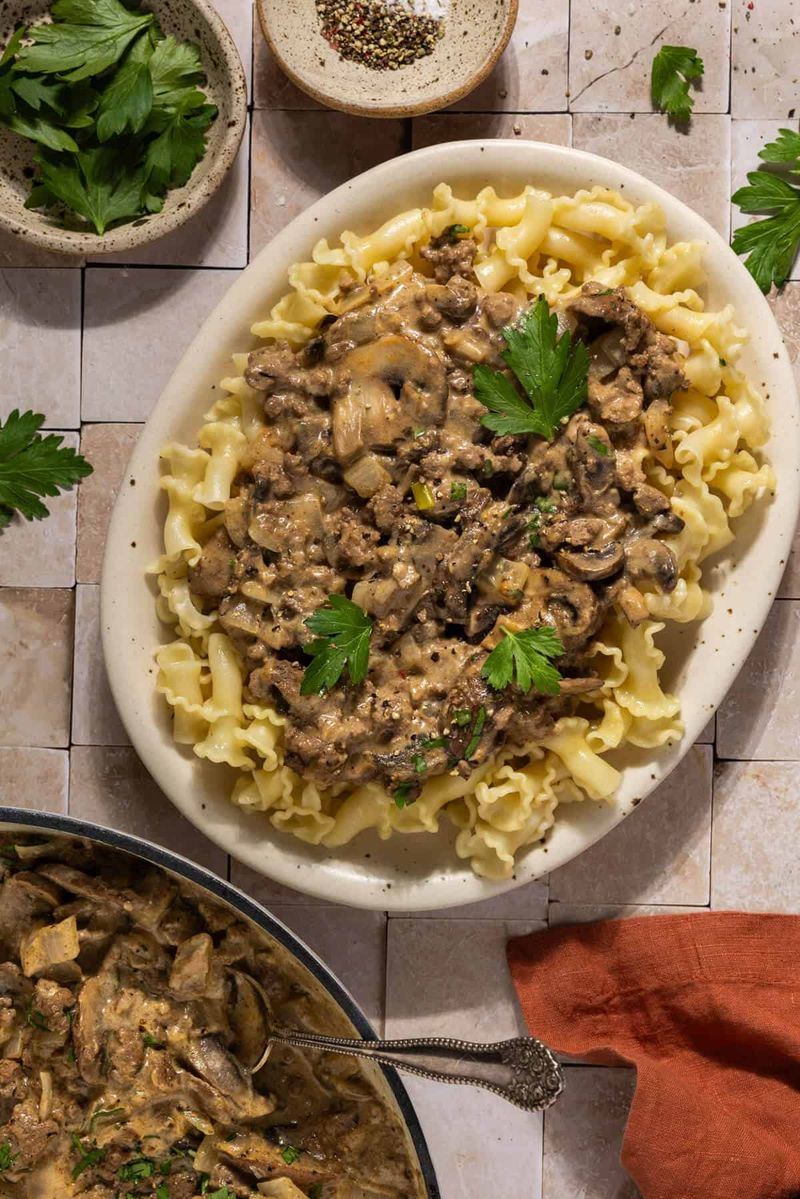 Beef Stroganoff