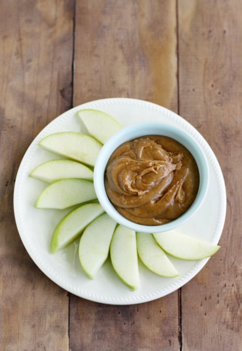 Apple Slices with Almond Butter
