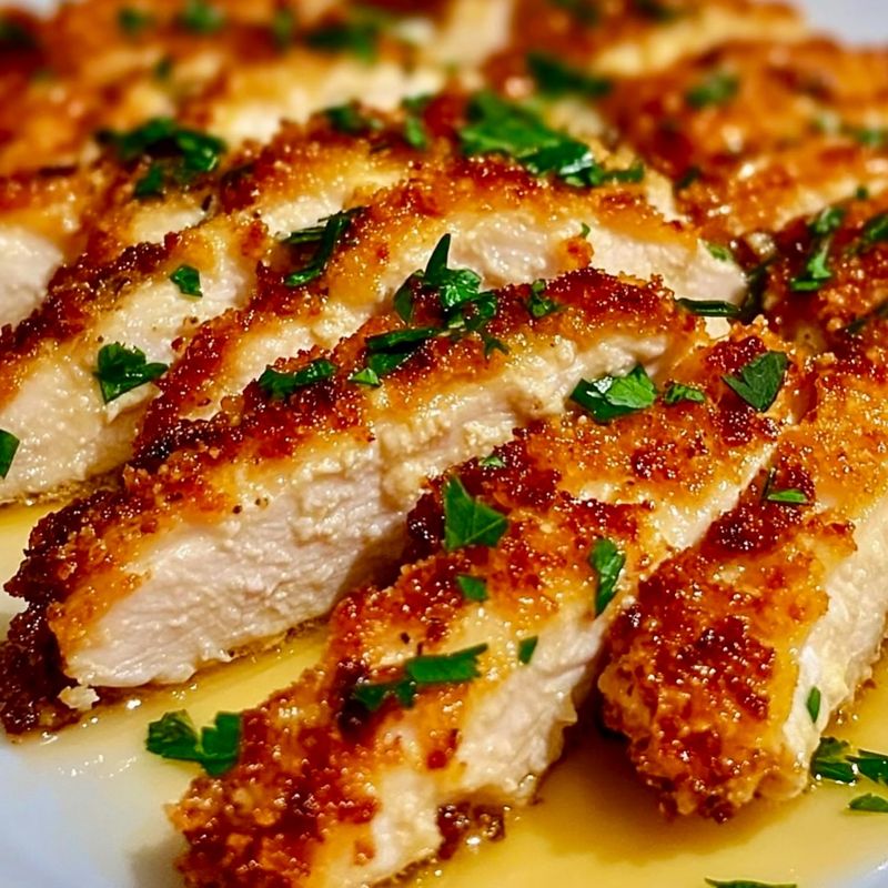 Garlic Parmesan Crusted Chicken