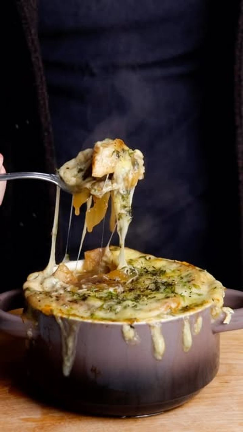 French Onion Soup with Herbs
