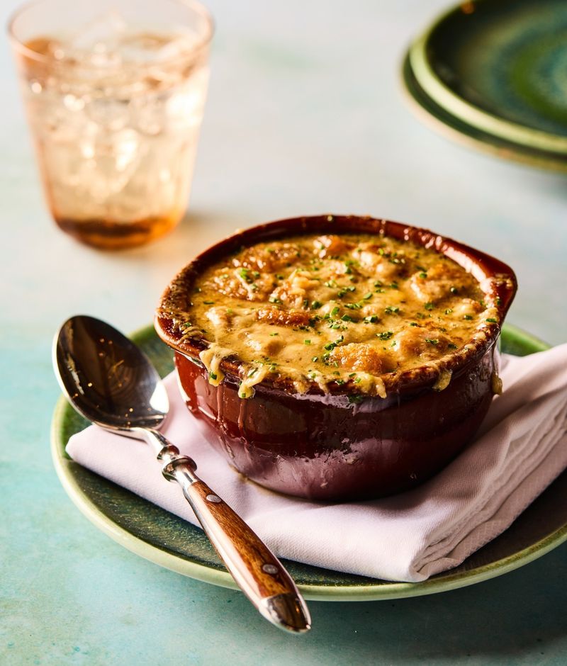 French Onion Soup with Brandy
