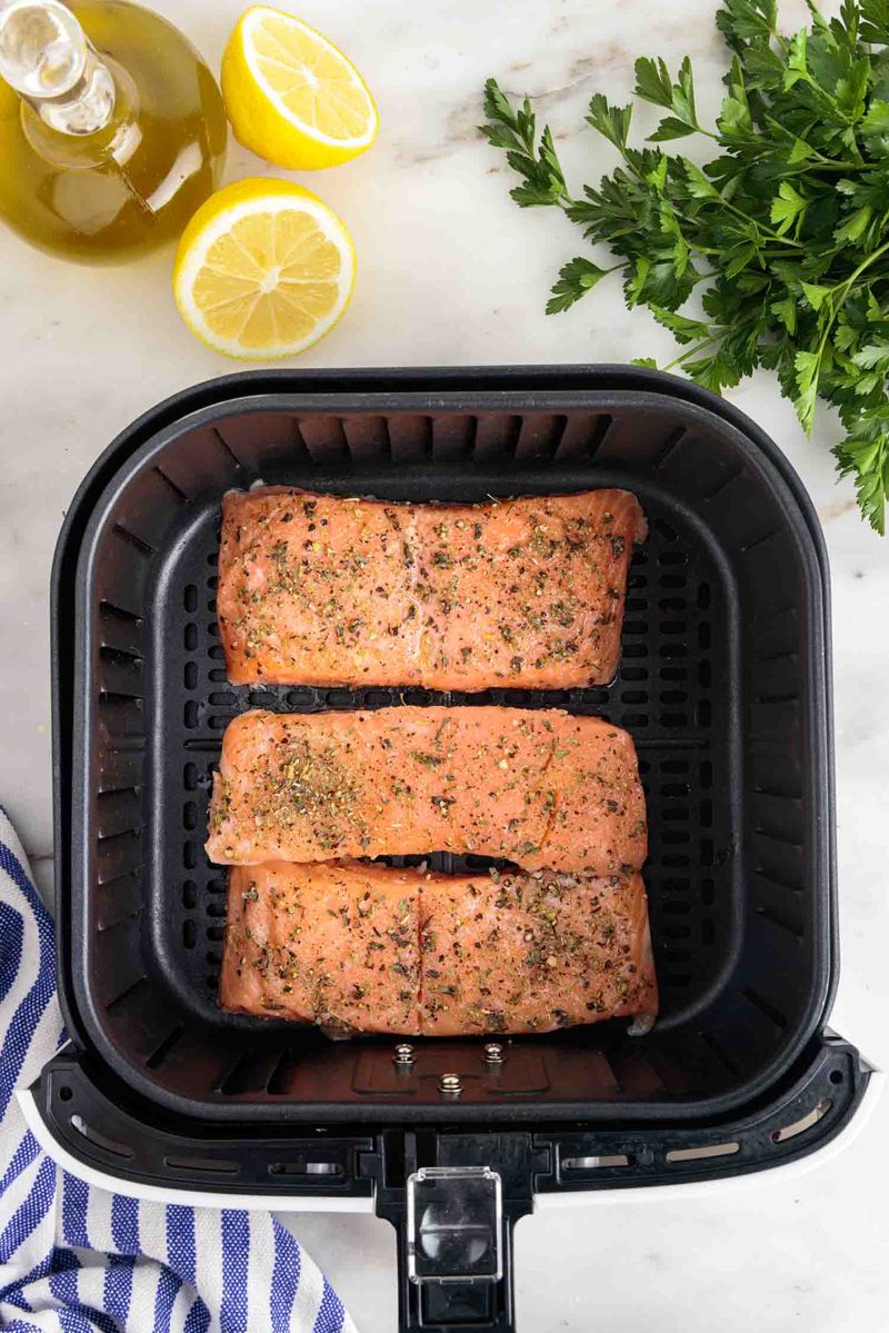 Salmon Fillets with Lemon & Herbs