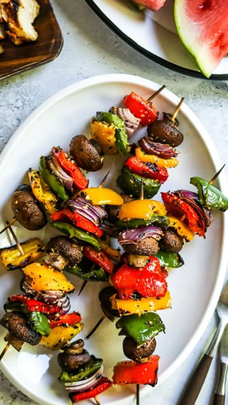 Skewered Veggie Kabobs