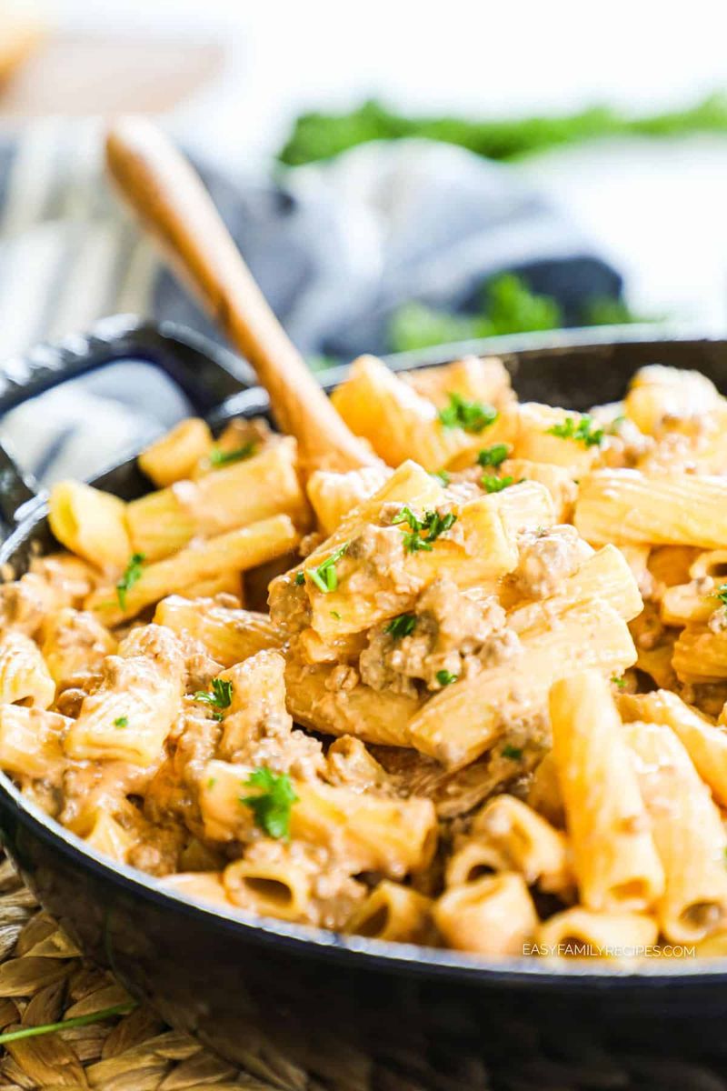 Skillet Cheeseburger Pasta