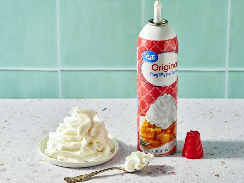 Spray Can Whipped Cream