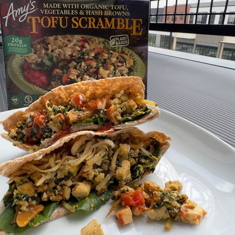 Amy’s Breakfast Sandwich with Organic Tofu Scramble