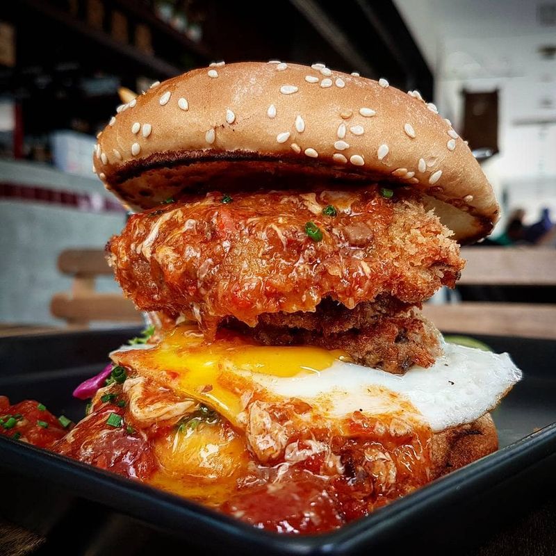 Burger King's Chili Crab Burger (Singapore)