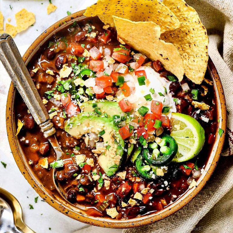 Black Bean & Lime Soup
