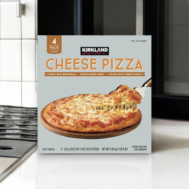 Kirkland Signature Frozen Cheese Pizzas
