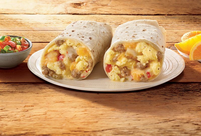 El Monterey Egg, Sausage & Cheese Burrito