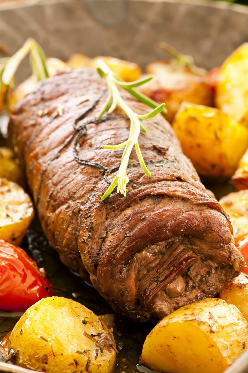 Rinderroulade (Beef Roulade with Pickles)