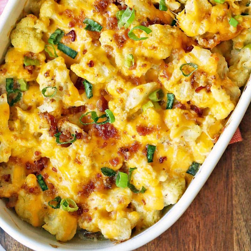 Cheesy Cauliflower Casserole