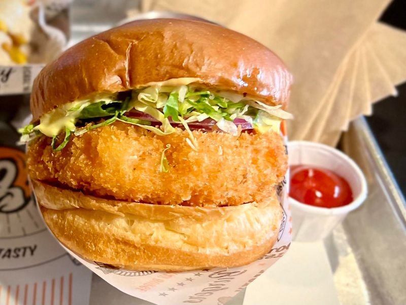 Lotteria Shrimp Burger (South Korea)