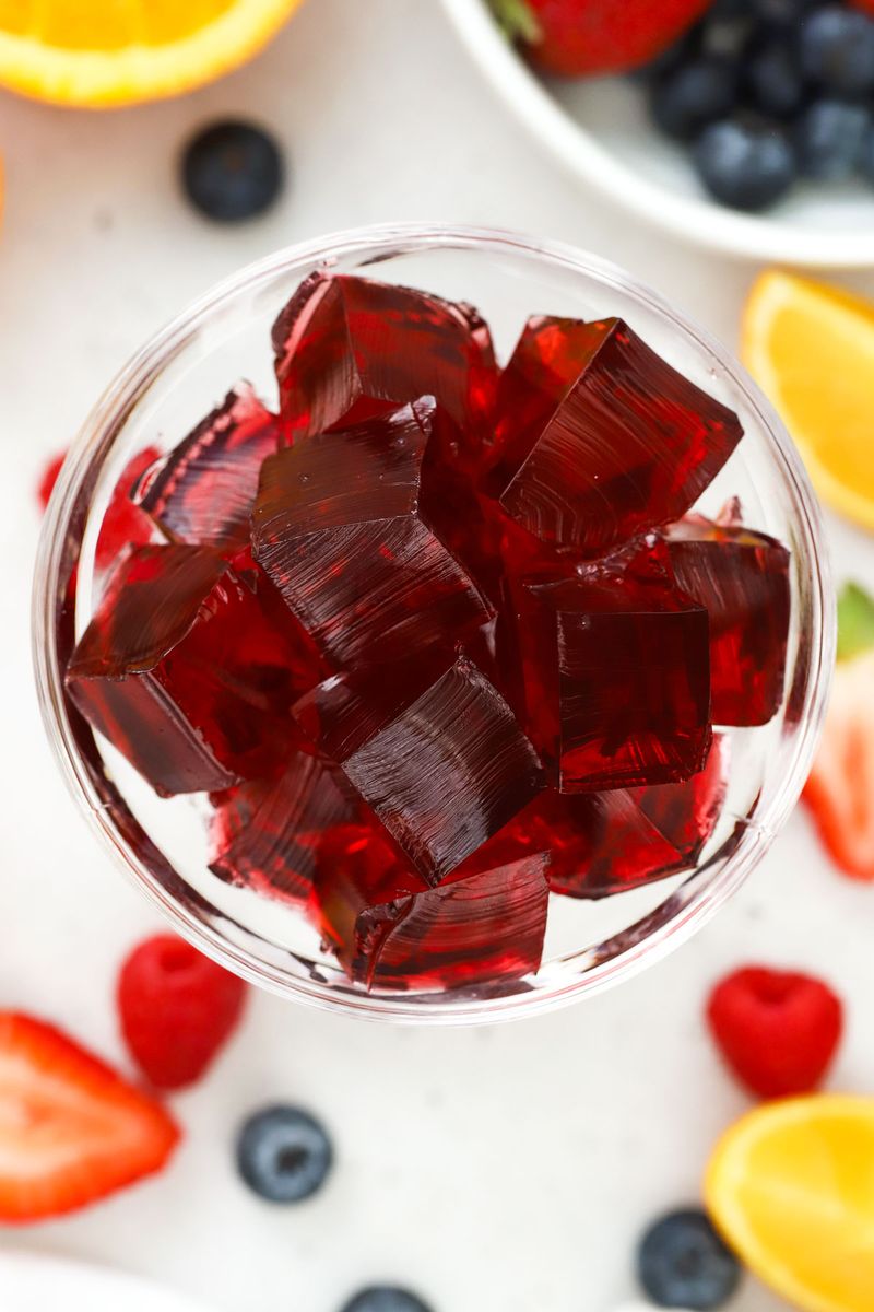 Strawberry-Flavored Gelatin