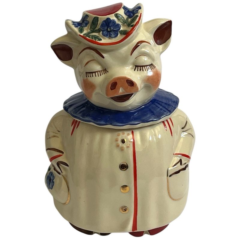 Twin Winton Pig Chef Cookie Jar