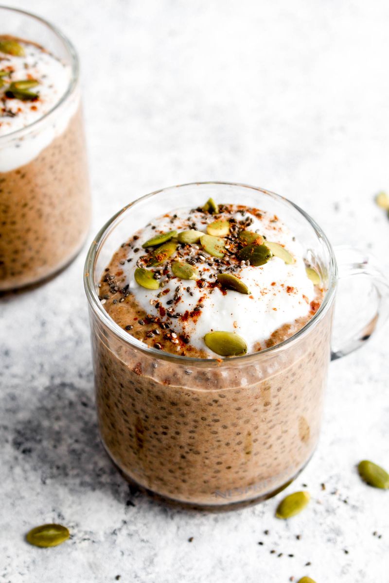 Pumpkin Spice Latte Chia Pudding