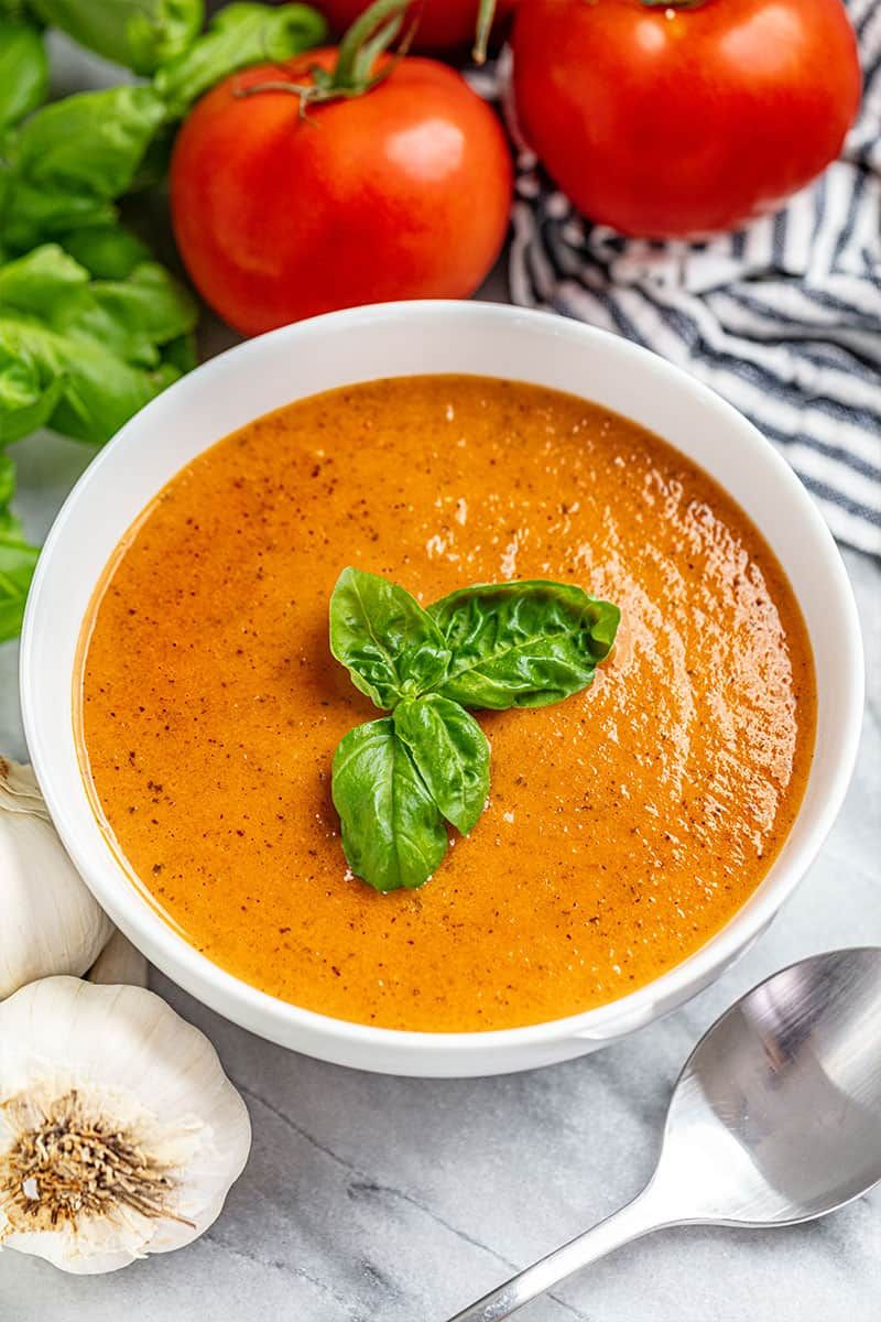 Simple Tomato Basil Soup
