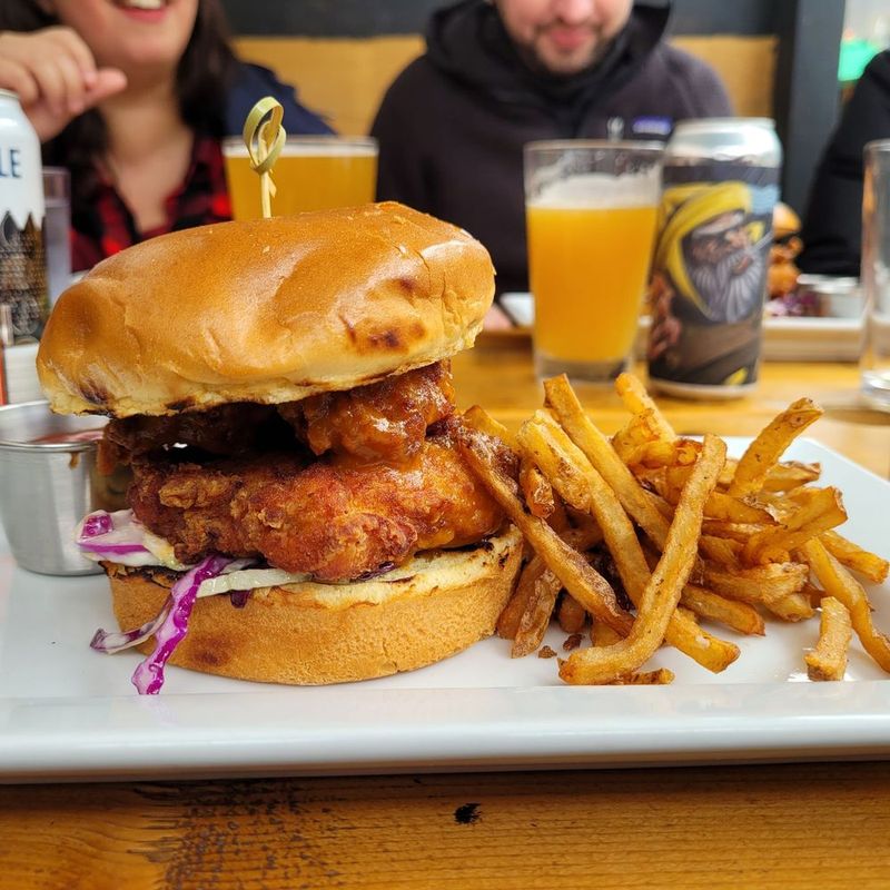 Blue Hen Burger at Restaurant 55 (Dover)