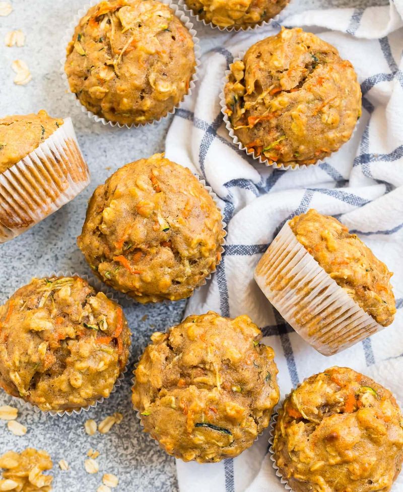 Zucchini Carrot Breakfast Muffins