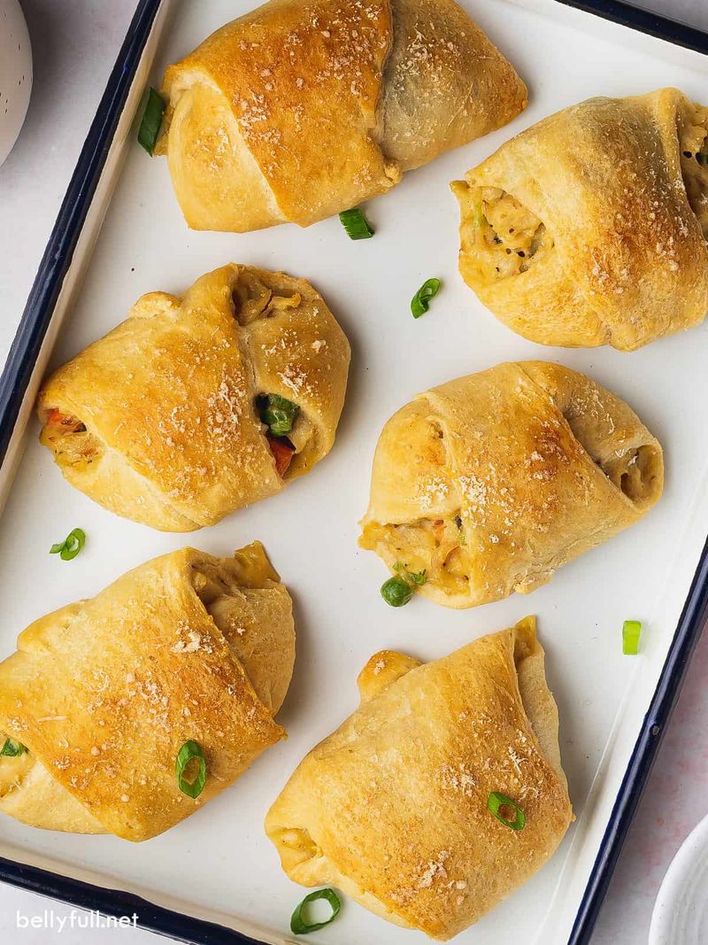 Crescent Roll Chicken Pot Pie Pockets