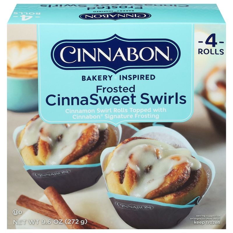 Cinnabon Frozen Cinnamon Rolls (Retail Pack)