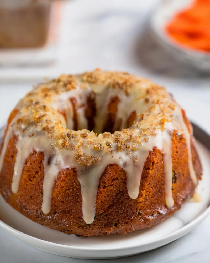 Carrot Ginger Bundt Cake