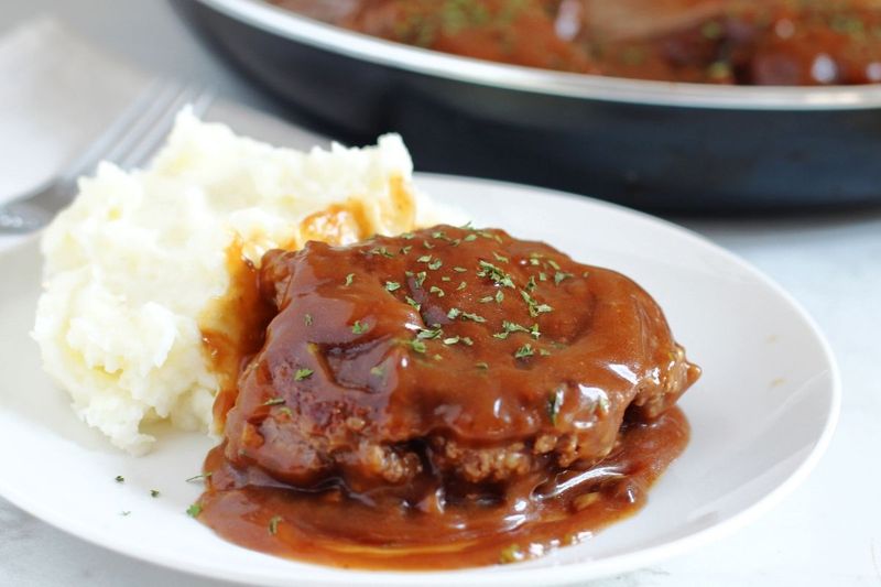 Salisbury Steak with Brown Gravy