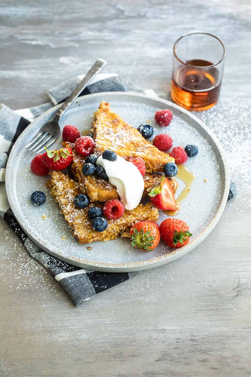 Corn Flake-Coated French Toast